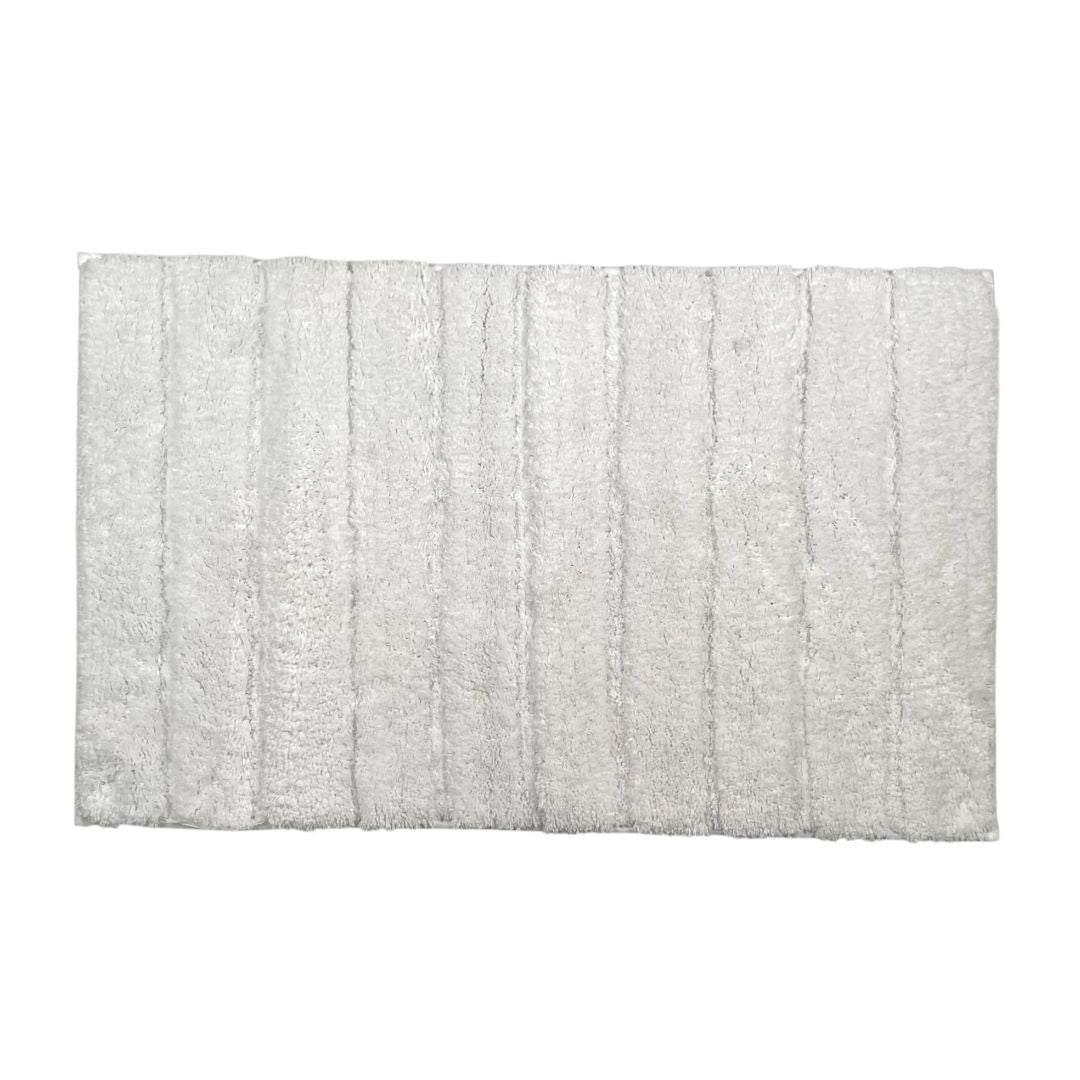 SIN MARCA Alfombras X2 Blanco Medida 80cm X 40cm