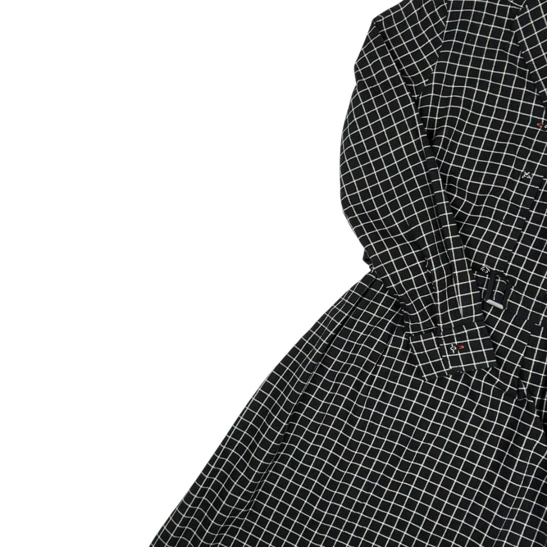 UNIQLO Vestido Manga Larga Varios  Cuadrille Talle S