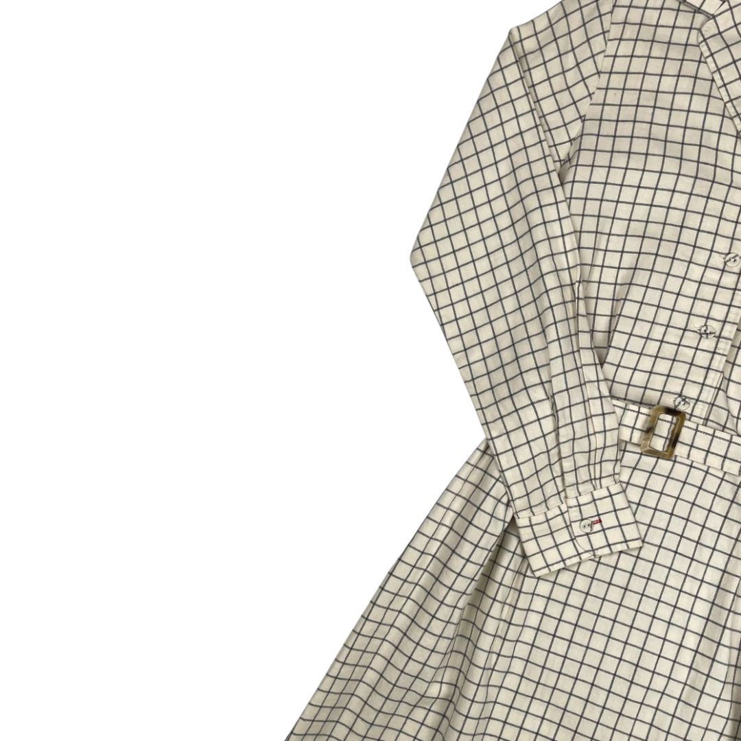UNIQLO Vestido Manga Larga Varios  Cuadrille Talle S