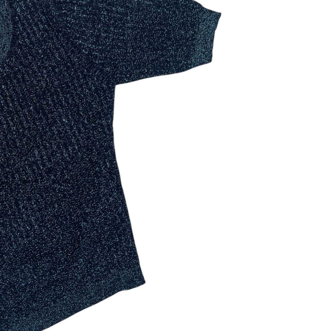 JAZMIN CHEBAR Blusa Manga Corta Azul Talle 3