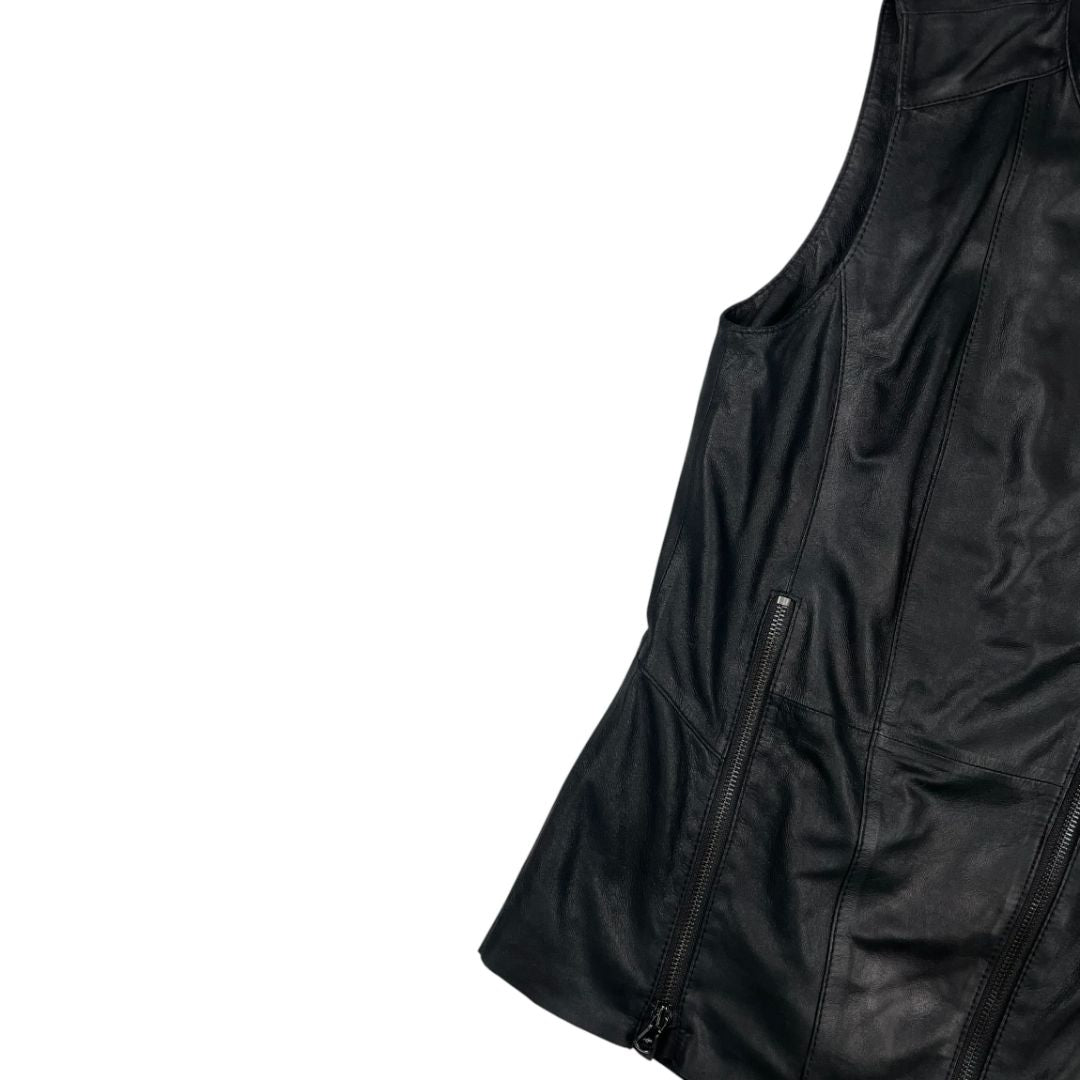 KENNETH COLE Chaleco Corto Negro Talle S