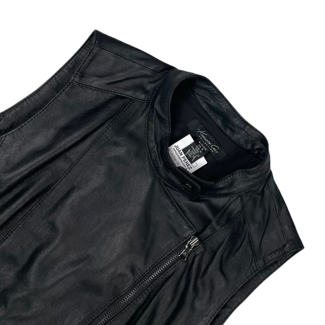 KENNETH COLE Chaleco Corto Negro Talle S