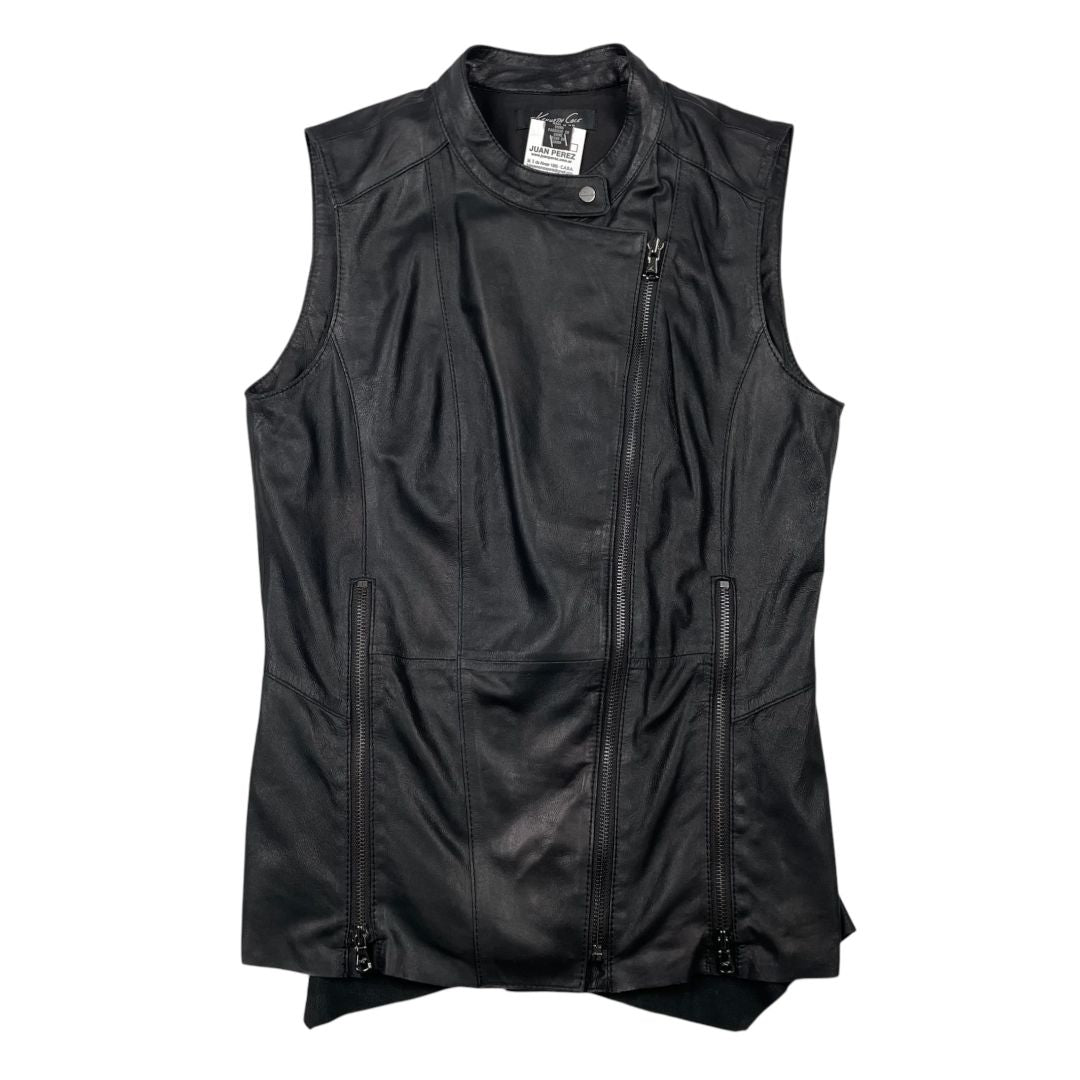 KENNETH COLE Chaleco Corto Negro Talle S