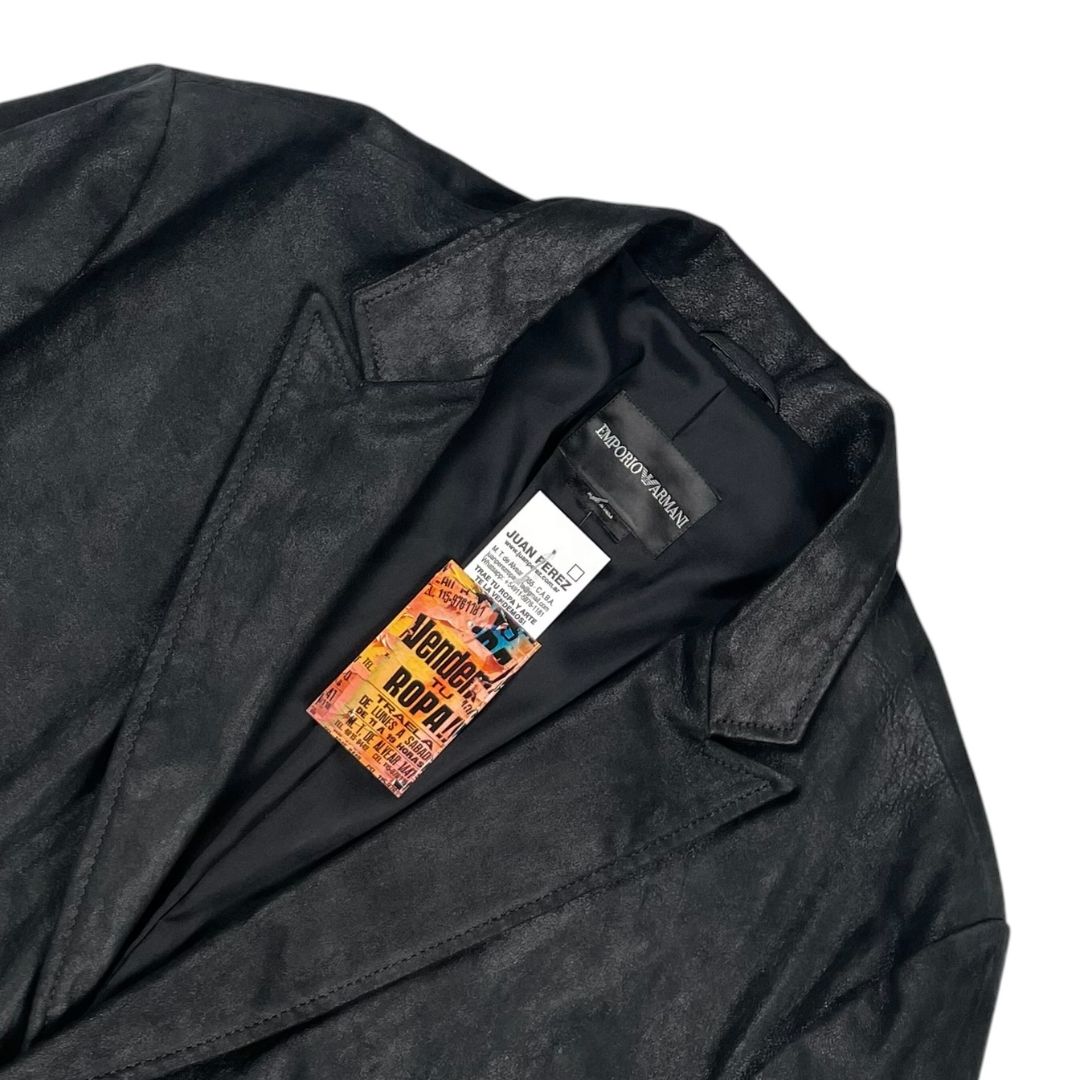 ARMANI Saco Negro Talle 56