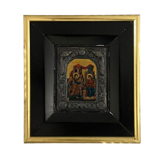 ANONIMO Arte sin Vidrio Estilo Icono Medida 25cm X 21cm