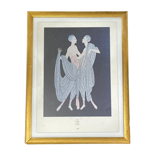 ANONIMO Arte con Vidrio Estilo Retrato Medida 41cm X 33cm