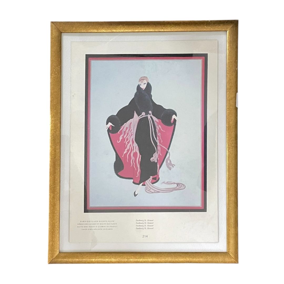 ANONIMO Arte con Vidrio Estilo Retrato Medida 41cm X 33cm
