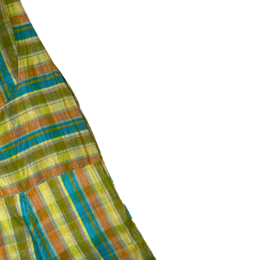 HOUSE OF MATCHING COLOURS Vestido Sin Manga Varios  Escoces Talle 36