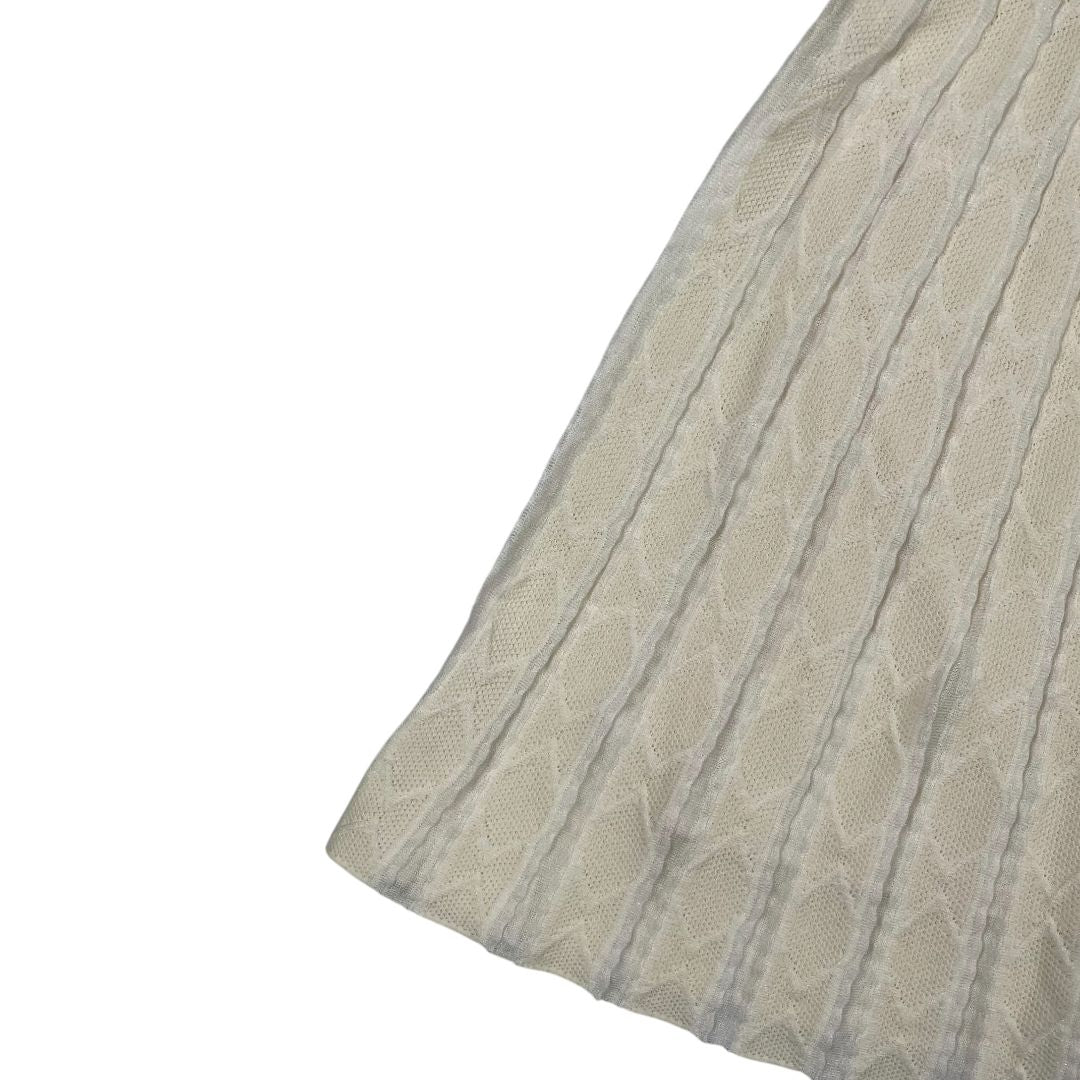 LENGBIAN Pollera Mini Beige Talle M