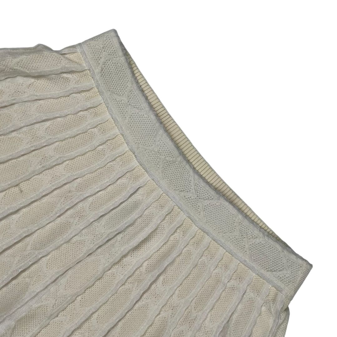LENGBIAN Pollera Mini Beige Talle M