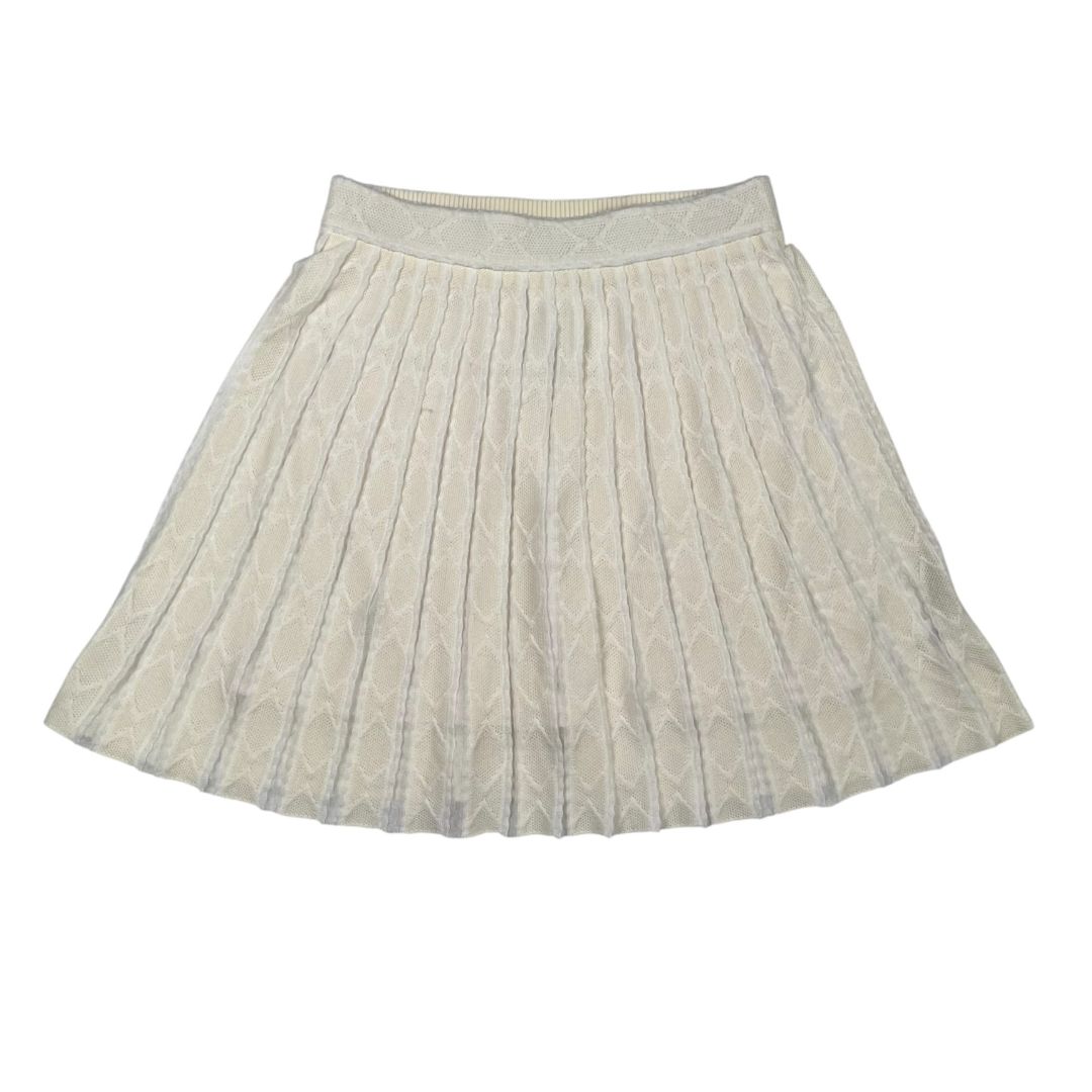 LENGBIAN Pollera Mini Beige Talle M