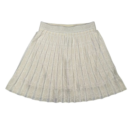 LENGBIAN Pollera Mini Beige Talle M