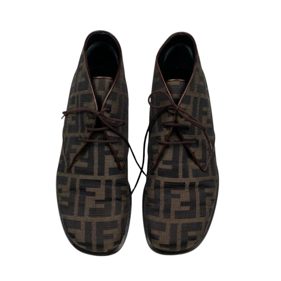 FENDI Bota Corta Varios Monograma Talle 36,5