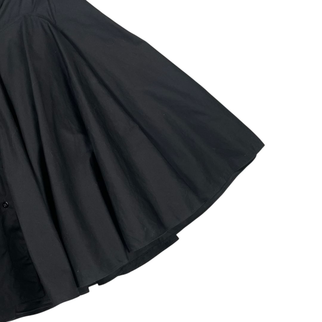ALAIA Pollera Media Pierna NEGRO TALLE 40