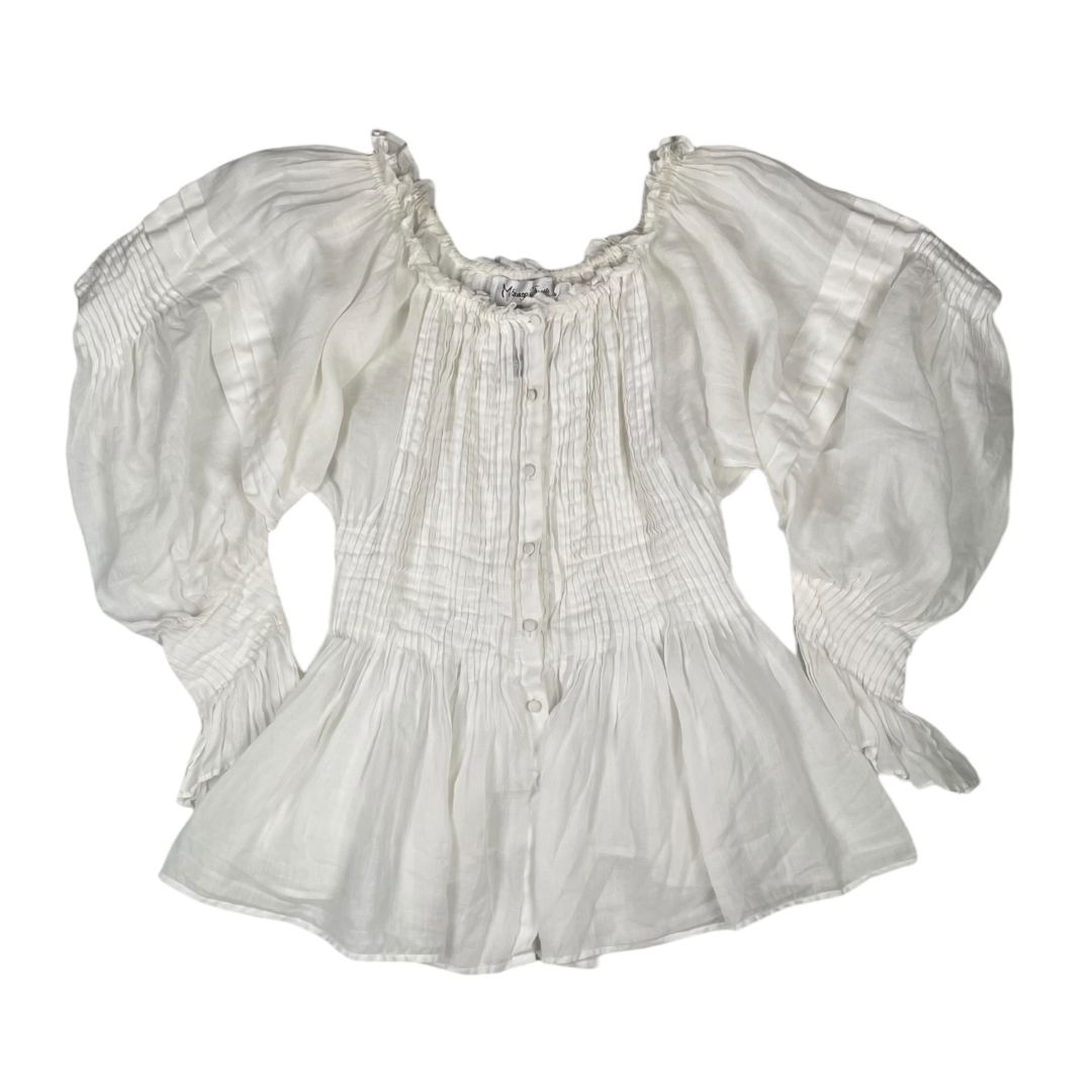 MENAGE A TROIS Blusa Manga Larga Blanco Talle 42