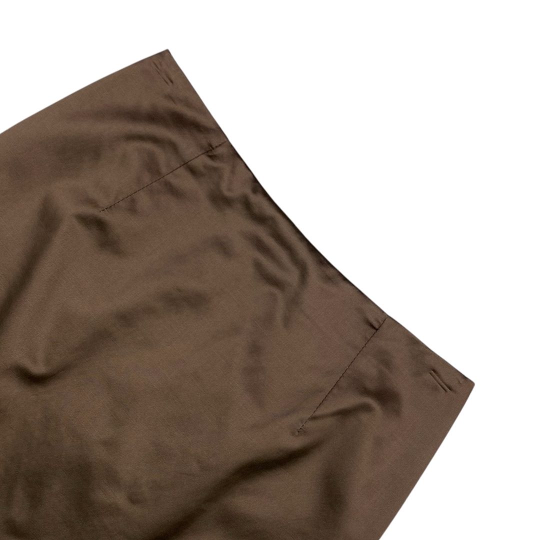 ETRO Pollera Media Pierna Marron Talle 38