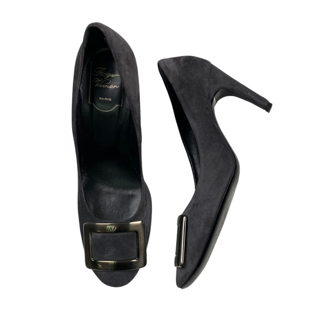 ROGER VIVIER Zapatos Gris Talle 38