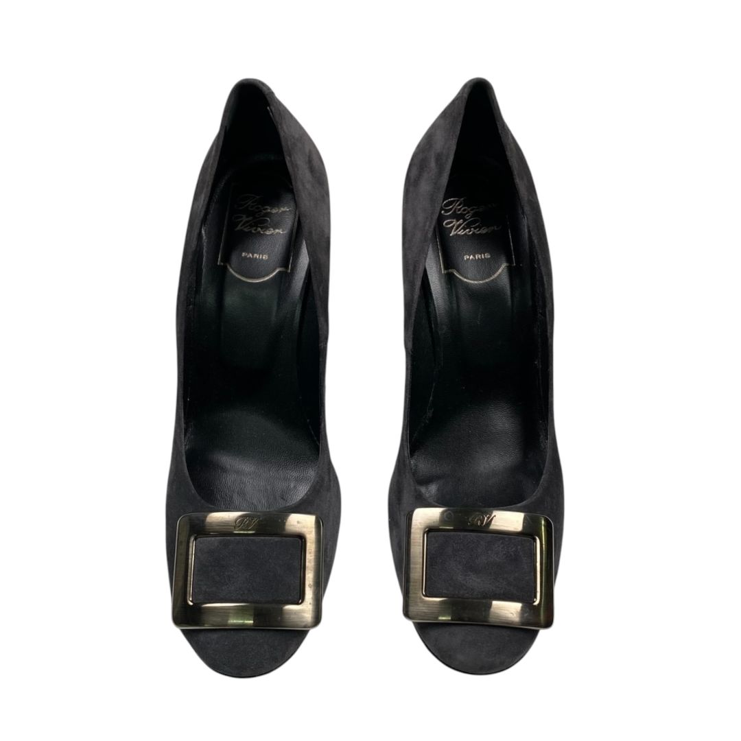 ROGER VIVIER Zapatos Gris Talle 38