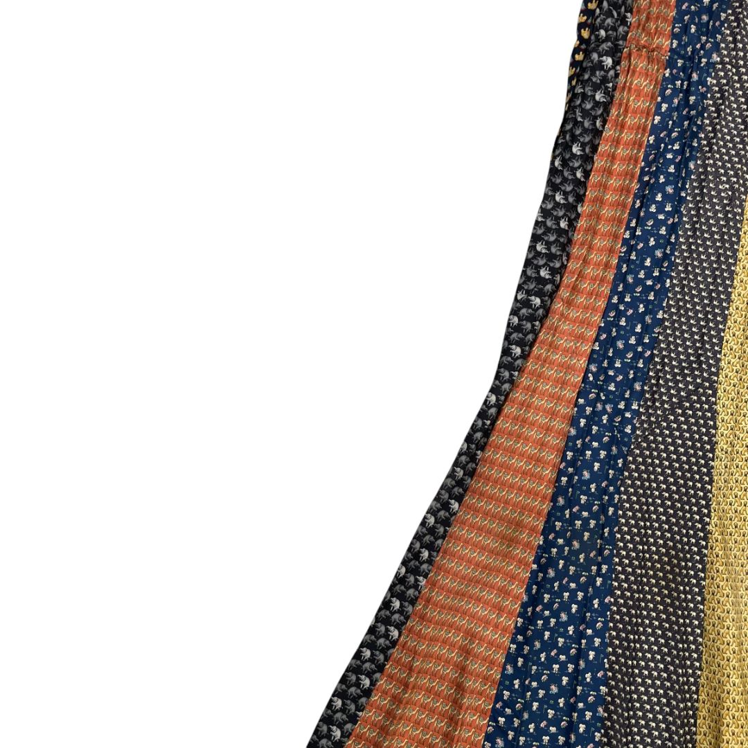 ROPA Y ARTE Pollera Larga Pollera Corbatas Larga Varios  Estampado Talle S