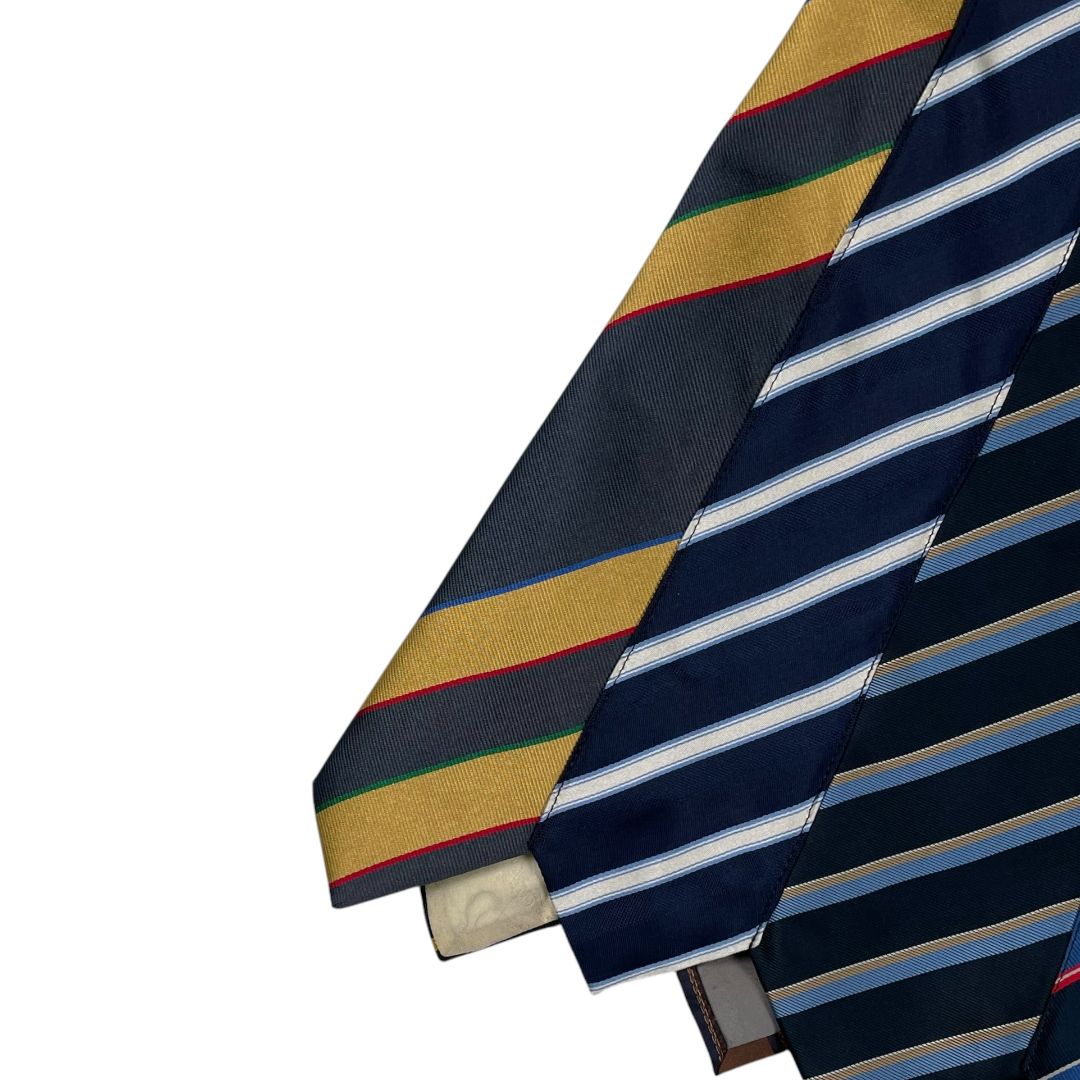 ROPA Y ARTE Pollera Larga Pollera Corbatas Mini Varios Rayado Talle L