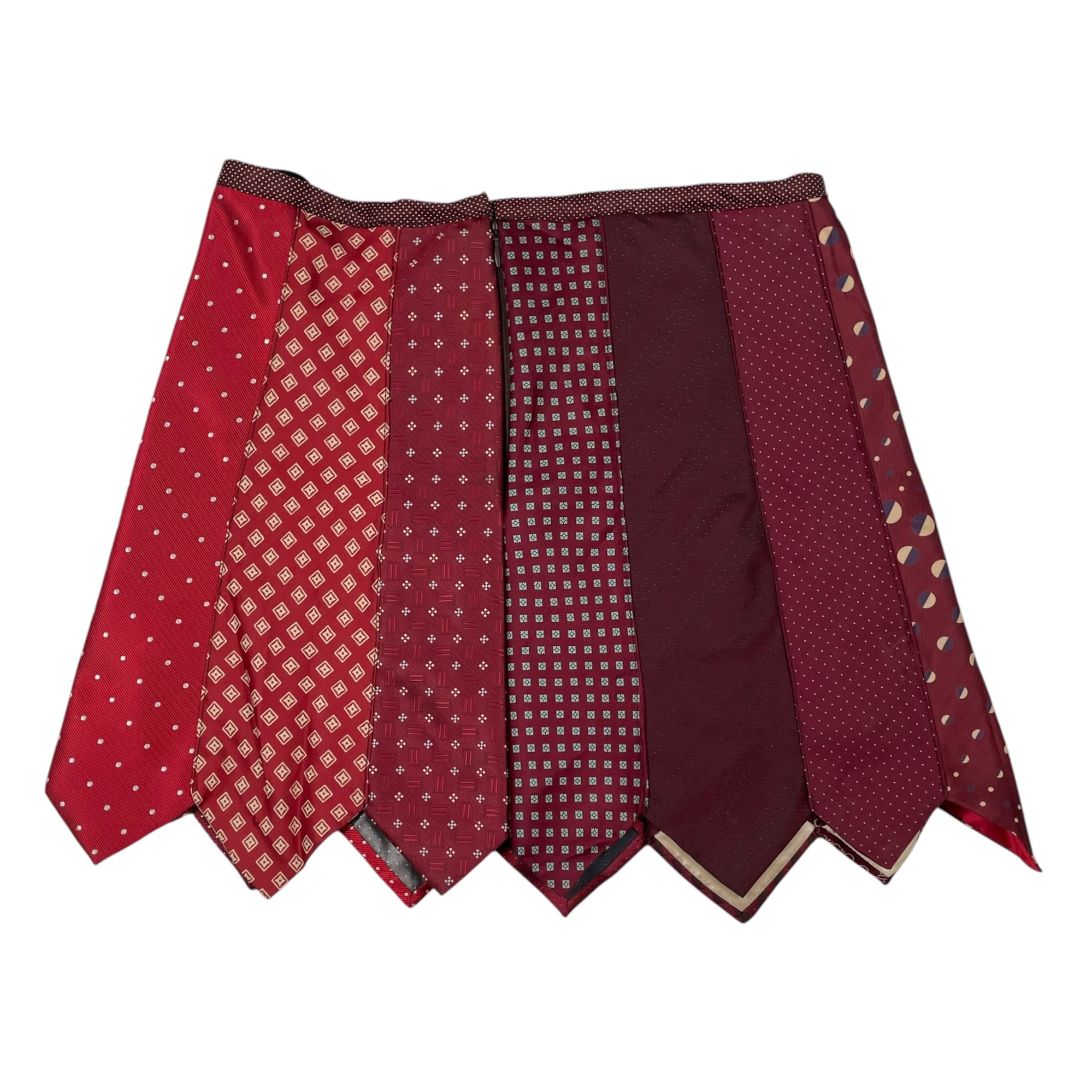 ROPA Y ARTE Pollera Larga Pollera Corbatas Mini Varios  Estampado Talle S