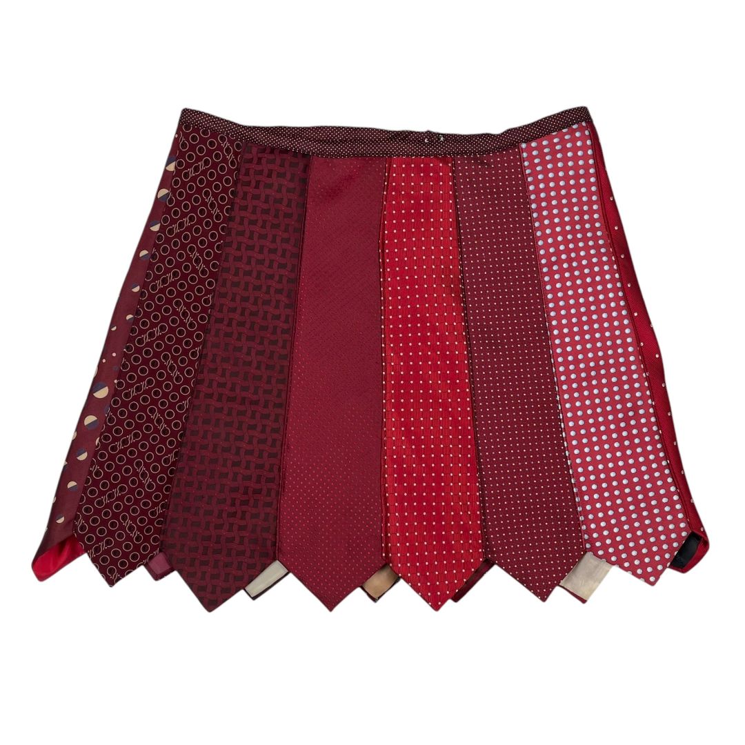 ROPA Y ARTE Pollera Larga Pollera Corbatas Mini Varios  Estampado Talle S