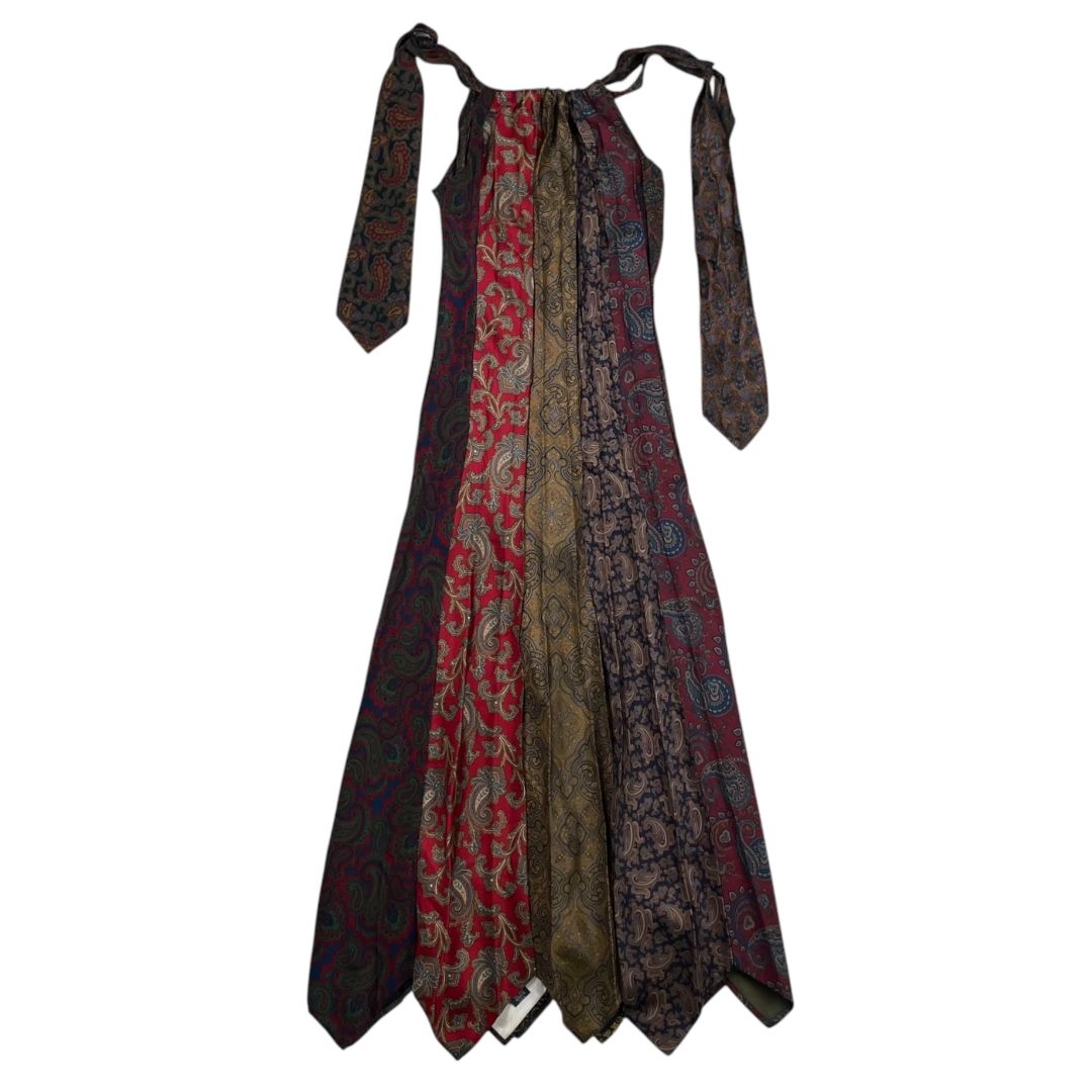 ROPA Y ARTE Vestido Sin Manga Vestido Corbatas Varios Talle S