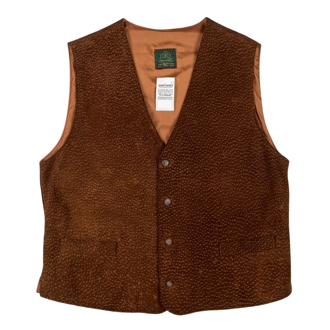 ARANDU Chaleco Corto Marron Talle L