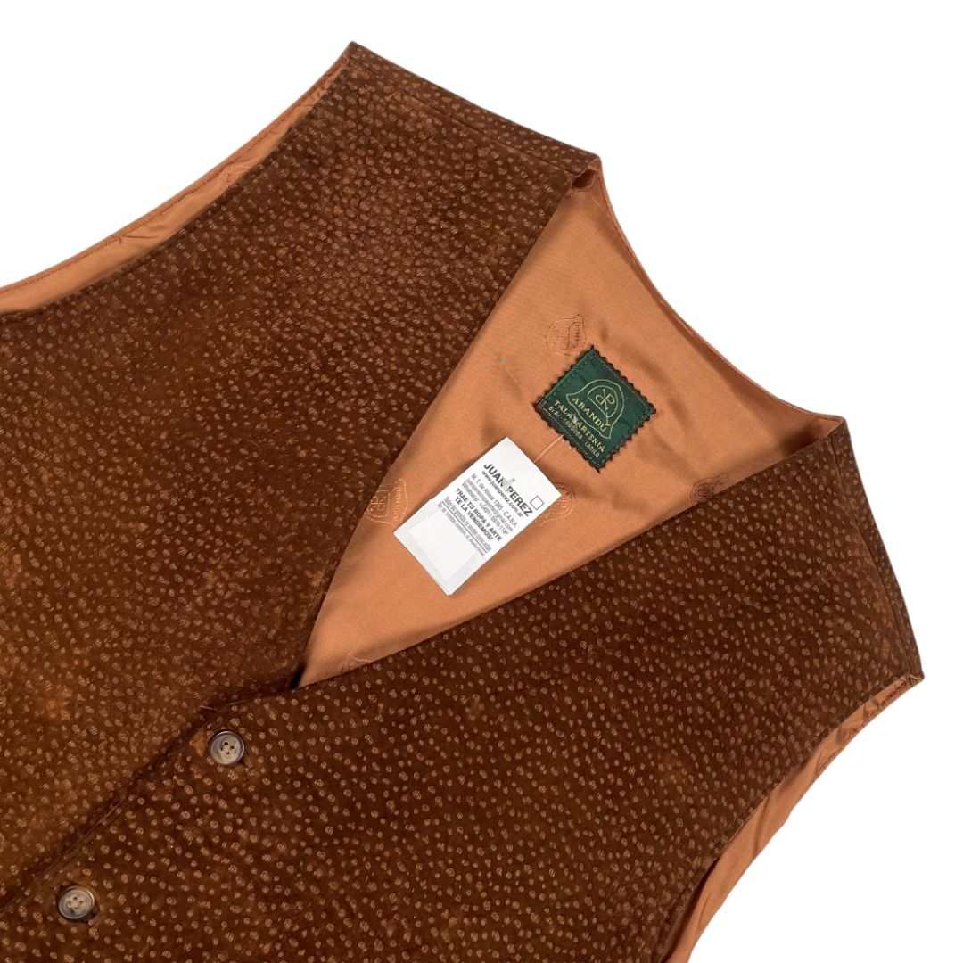ARANDU Chaleco Corto Marron Talle L