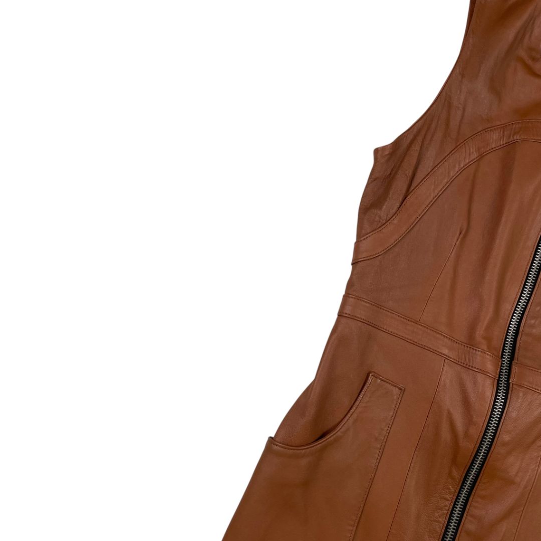 JOANNA BRAUN Vestido Marron Talle M
