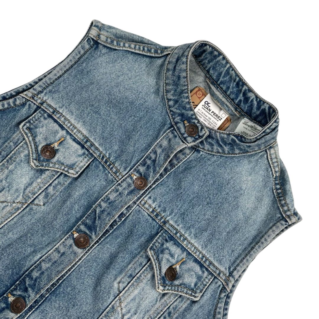 LEVIS Chaleco Corto Celeste Talle L