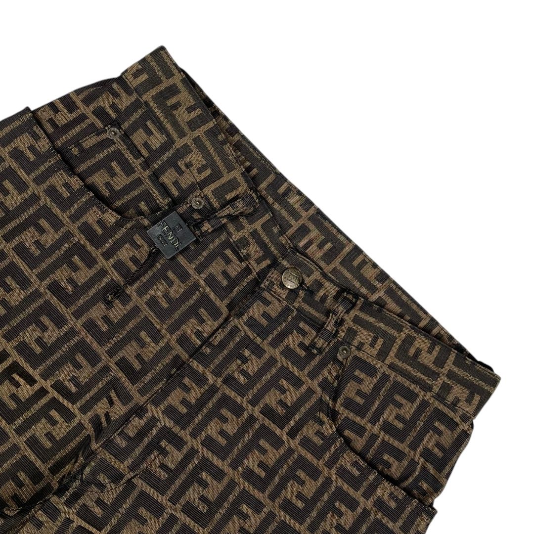 FENDI Pantalon Varios  Estampado Talle 41