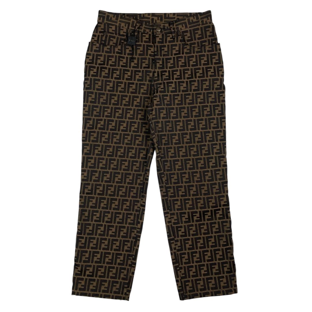 FENDI Pantalon Varios  Estampado Talle 41