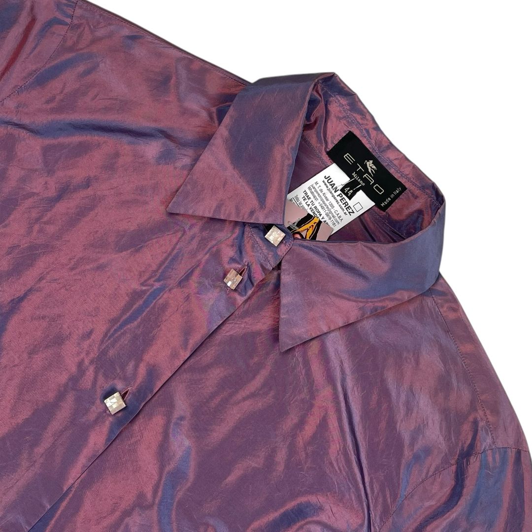 ETRO Camisa Violeta Talle 44