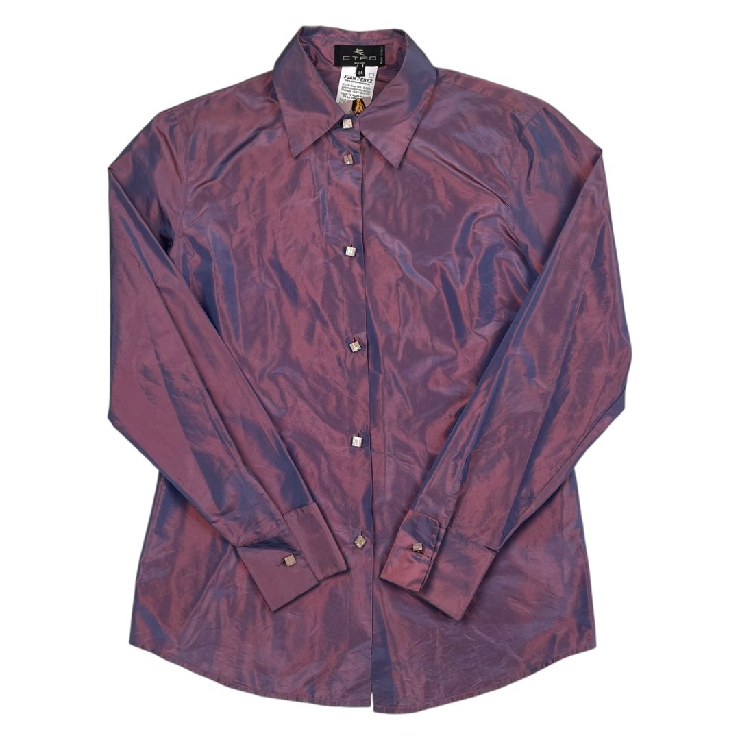 ETRO Camisa Violeta Talle 44