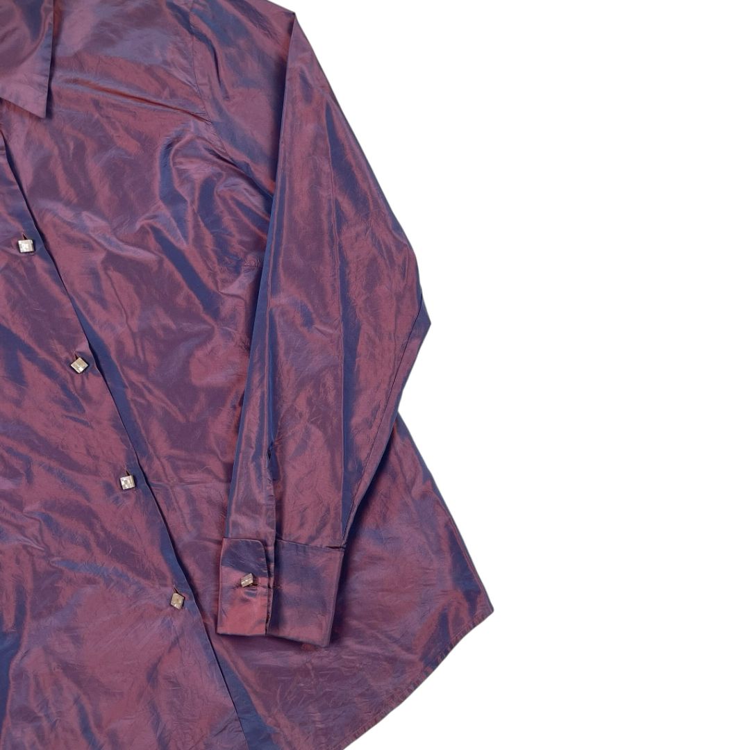 ETRO Camisa Violeta Talle 44