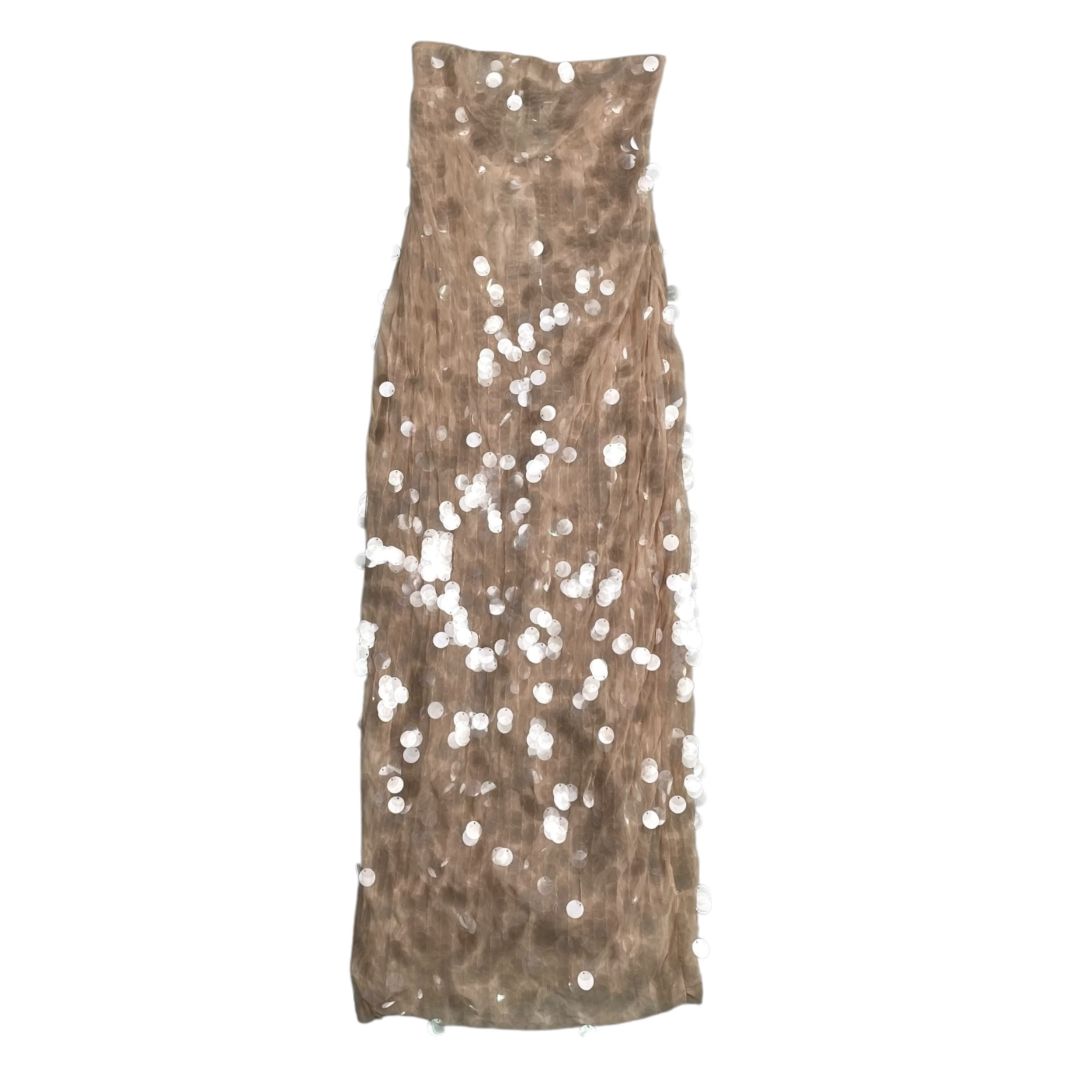 ZARA Vestido Beige Talle S