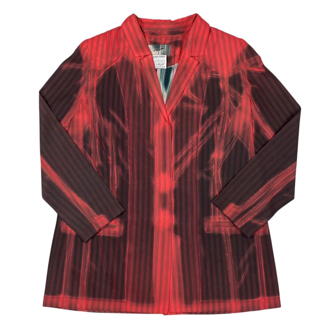 TRAMANDO Saco Varios Rojo Y Negro Talle 2