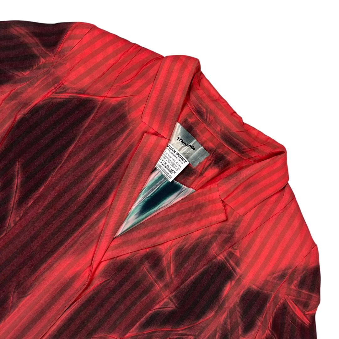TRAMANDO Saco Varios Rojo Y Negro Talle 2
