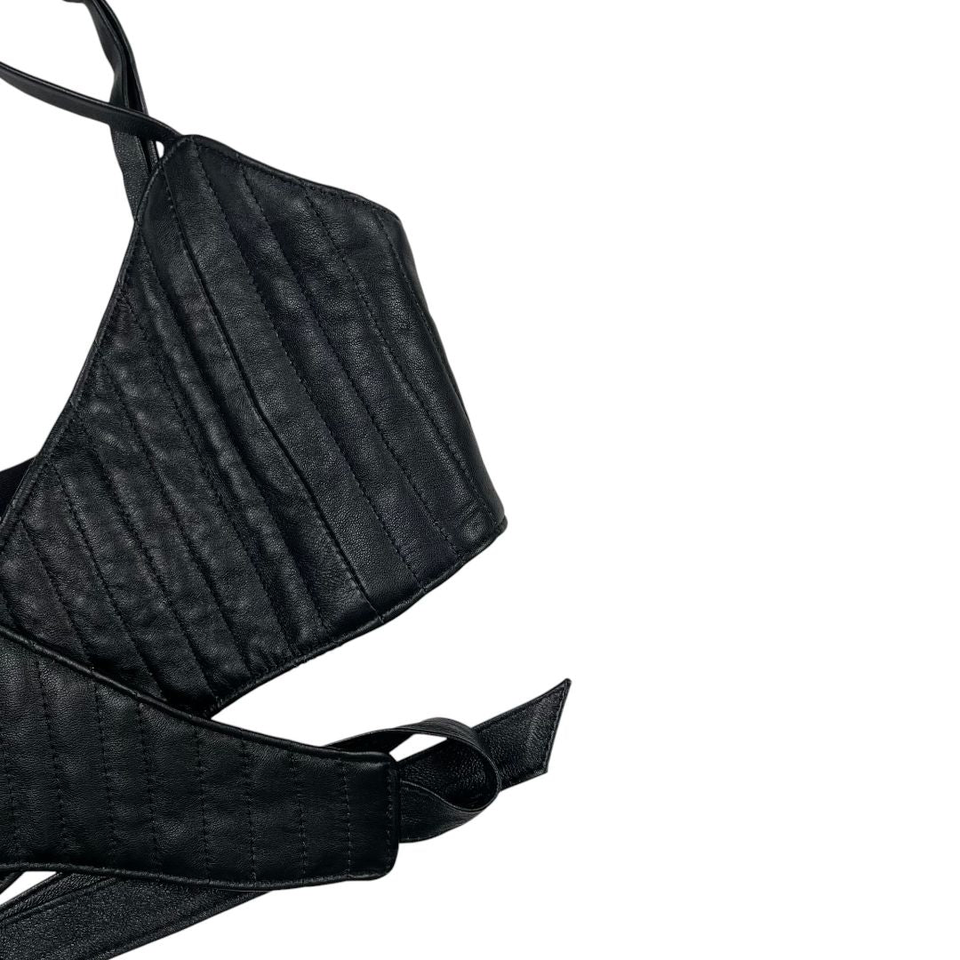 MARIA CHER Top Sin Mangas Negro Talle S