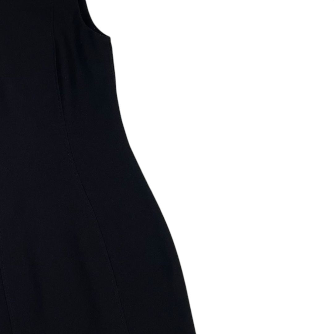 CACHAREL Vestido Sin Manga Negro Talle 36