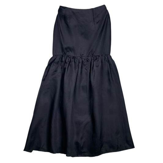 PURIFICACION GARCIA Pollera Larga Azul Talle 42