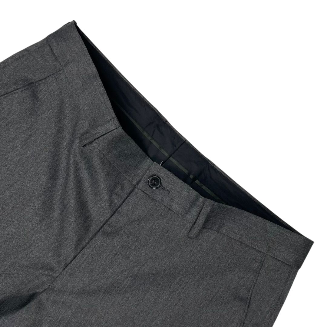 ZARA Conjunto X2 Pantalon Y Saco Gris Talle 48