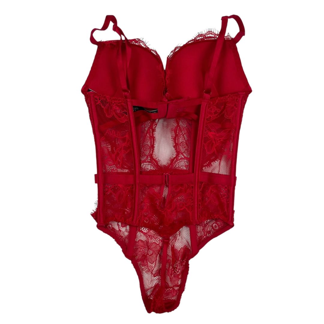 VICTORIA SECRET Body Sin Manga Rojo Talle XS