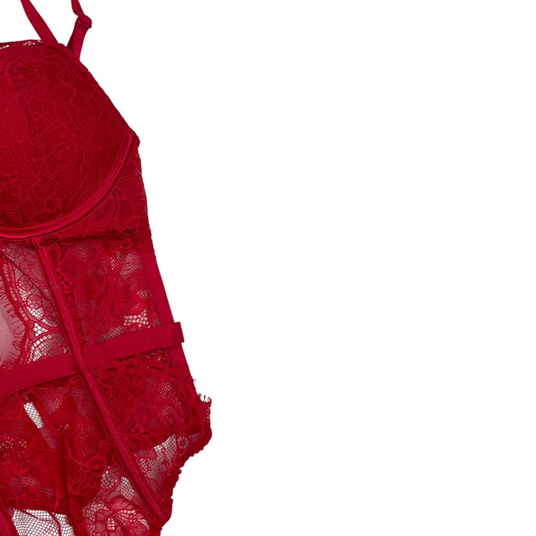 VICTORIA SECRET Body Sin Manga Rojo Talle XS