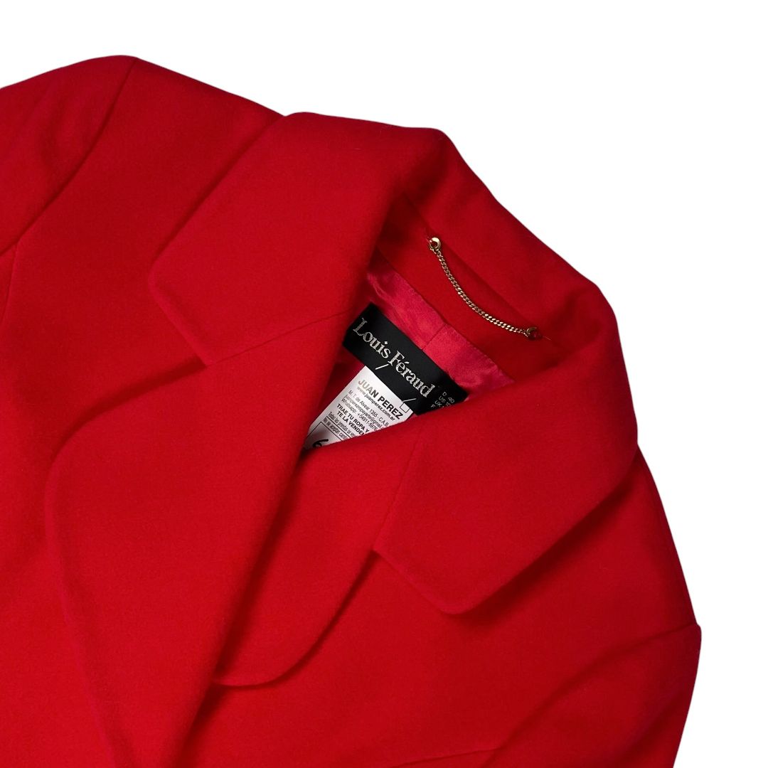 LOUIS FERAUD Tapado Rojo Talle 40