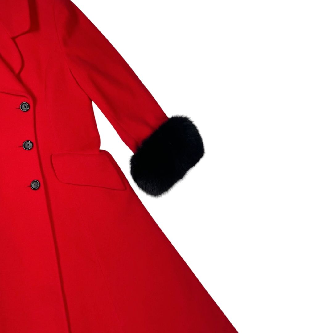 LOUIS FERAUD Tapado Rojo Talle 40