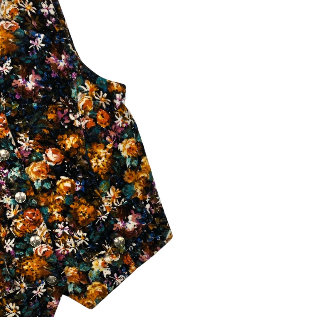 KENZO Chaleco Corto Varios Floral Talle S