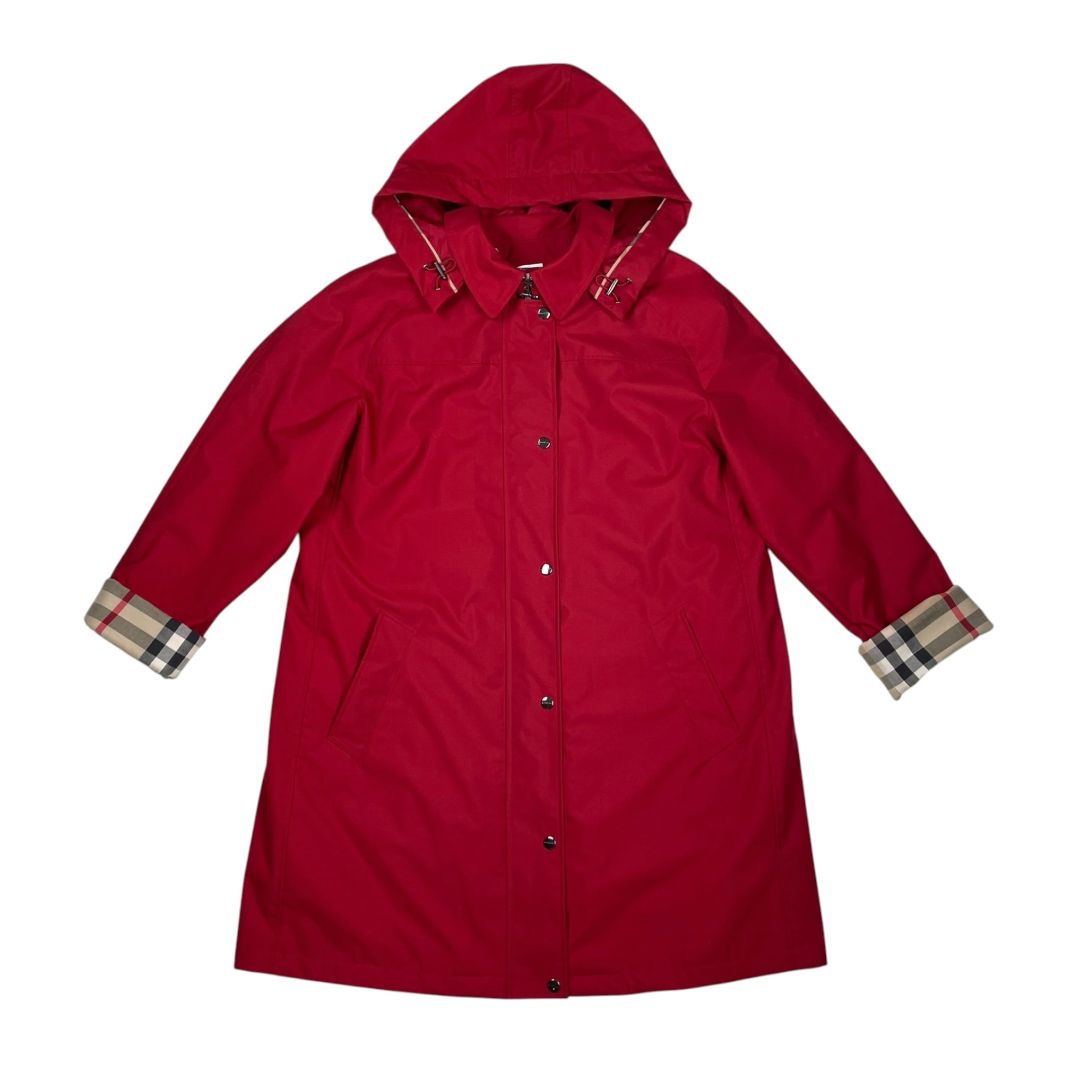 BURBERRY Impermeable Rojo Talle 16