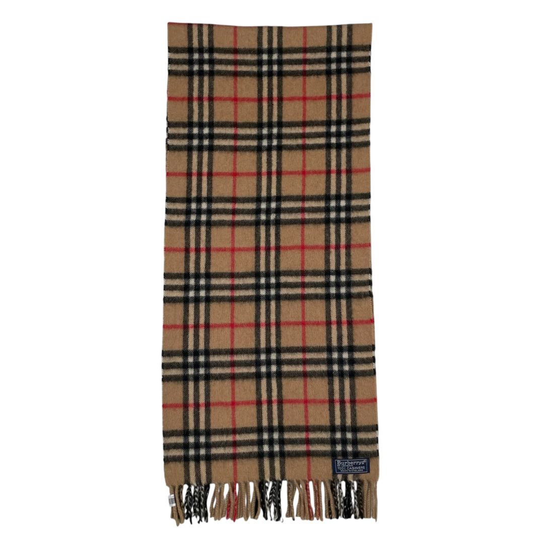 BURBERRY Bufanda Varios Escoces Marron Medida 130cm X 30cm